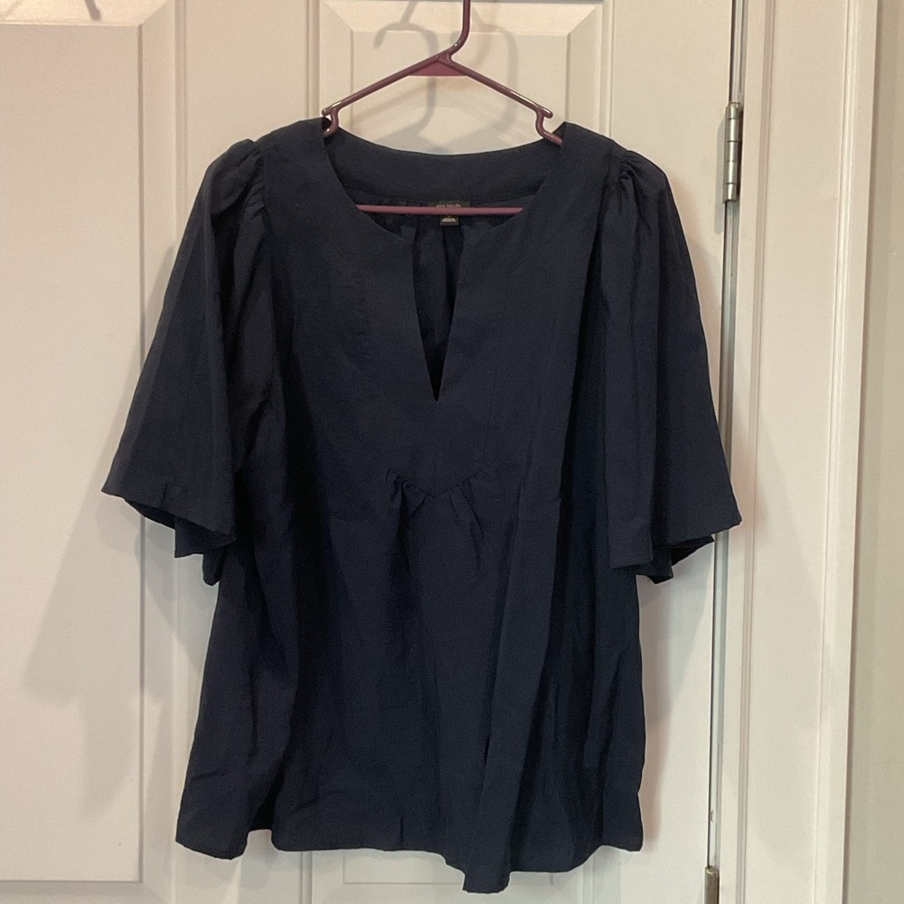 Ann Taylor Navy Blue Women's Blouse